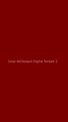 Tampilan Antarmuka Aplikasi Cetar 4d Dompet Digital Terbaik - 2