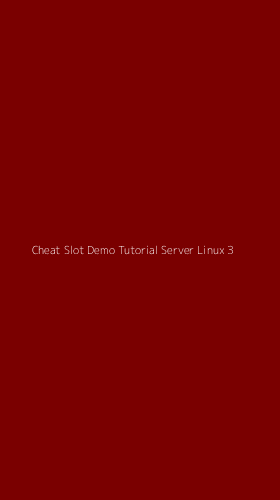 Tampilan Antarmuka Aplikasi Cheat Slot Demo Tutorial Server Linux - 3