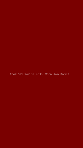 Tampilan Antarmuka Aplikasi Cheat Slot Web Situs Slot Modal Awal Kecil - 3