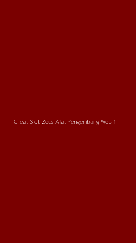 Tampilan Antarmuka Aplikasi Cheat Slot Zeus Alat Pengembang Web - 1