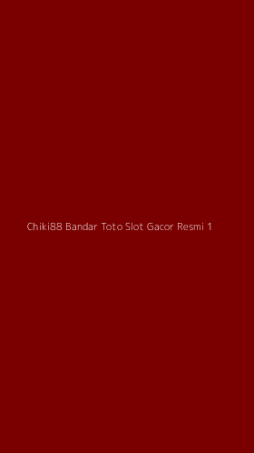 Tampilan Antarmuka Aplikasi Chiki88 Bandar Toto Slot Gacor Resmi - 1