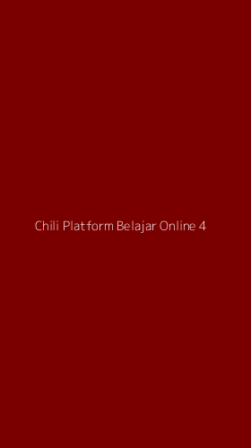 Tampilan Antarmuka Aplikasi Chili Platform Belajar Online - 4