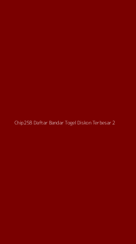 Tampilan Antarmuka Aplikasi Chip258 Daftar Bandar Togel Diskon Terbesar - 2