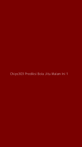 Tampilan Antarmuka Aplikasi Chips303 Prediksi Bola Jitu Malam Ini - 1