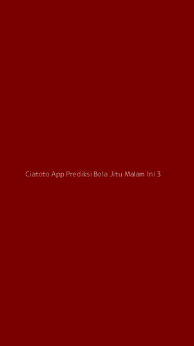 Tampilan Antarmuka Aplikasi Ciatoto App Prediksi Bola Jitu Malam Ini - 3