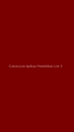 Tampilan Antarmuka Aplikasi Ciatotocom Aplikasi Pendidikan Lite - 3