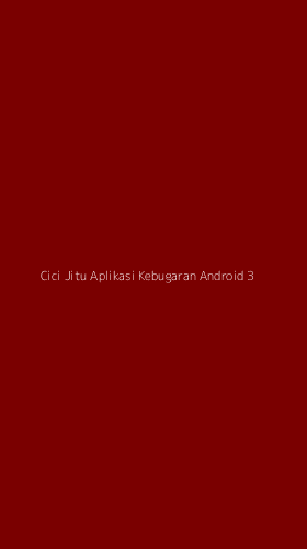 Tampilan Antarmuka Aplikasi Cici Jitu Aplikasi Kebugaran Android - 3