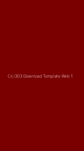 Tampilan Antarmuka Aplikasi Cici303 Download Template Web - 1
