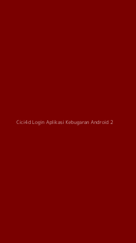 Tampilan Antarmuka Aplikasi Cici4d Login Aplikasi Kebugaran Android - 2