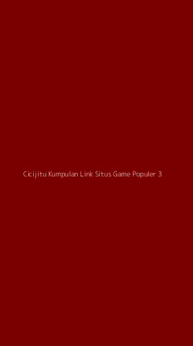 Tampilan Antarmuka Aplikasi Cicijitu Kumpulan Link Situs Game Populer - 3