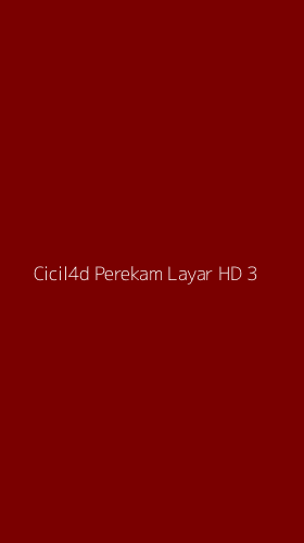 Tampilan Antarmuka Aplikasi Cicil4d Perekam Layar Hd - 3