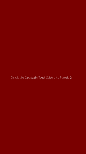 Tampilan Antarmuka Aplikasi Cicislot4d Cara Main Togel Colok Jitu Pemula - 2