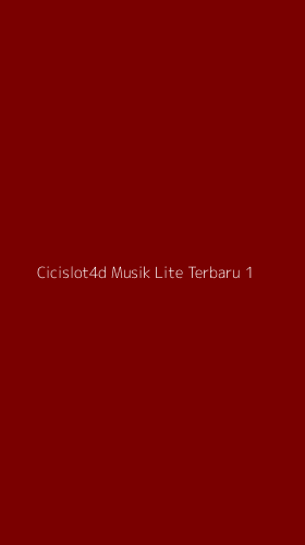 Tampilan Antarmuka Aplikasi Cicislot4d Musik Lite Terbaru - 1