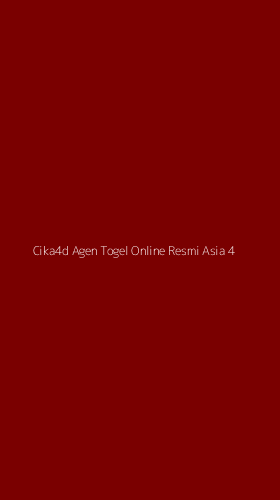 Tampilan Antarmuka Aplikasi Cika4d Agen Togel Online Resmi Asia - 4