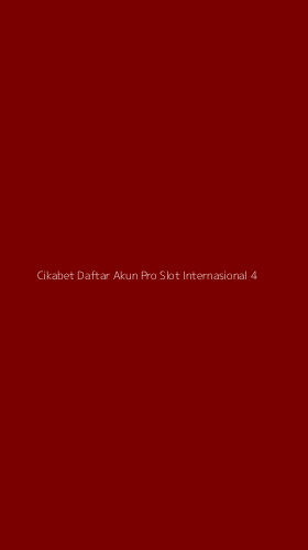 Tampilan Antarmuka Aplikasi Cikabet Daftar Akun Pro Slot Internasional - 4