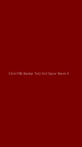 Tampilan Antarmuka Aplikasi Cikini786 Bandar Toto Slot Gacor Resmi - 4