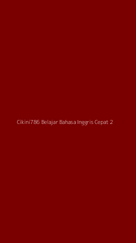 Tampilan Antarmuka Aplikasi Cikini786 Belajar Bahasa Inggris Cepat - 2