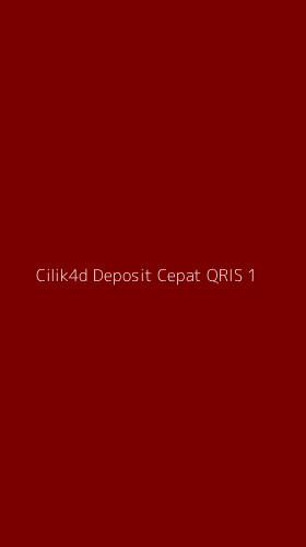 Tampilan Antarmuka Aplikasi Cilik4d Deposit Cepat Qris - 1