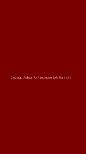 Tampilan Antarmuka Aplikasi Cincinqq Jadwal Pertandingan Bola Hari Ini - 3