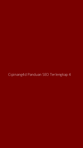 Tampilan Antarmuka Aplikasi Cipinang4d Panduan Seo Terlengkap - 4