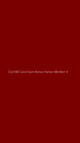 Tampilan Antarmuka Aplikasi Cipit88 Cara Klaim Bonus Harian Member - 4
