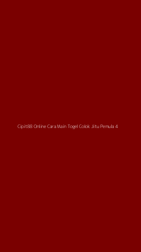 Tampilan Antarmuka Aplikasi Cipit88 Online Cara Main Togel Colok Jitu Pemula - 4