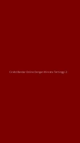 Tampilan Antarmuka Aplikasi Ciri4d Bandar Online Dengan Winrate Tertinggi - 2