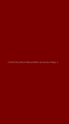 Tampilan Antarmuka Aplikasi Ciri4d Situs Resmi Bonus Referral Seumur Hidup - 2