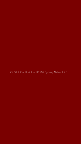 Tampilan Antarmuka Aplikasi Cit Slot Prediksi Jitu Hk Sgp Sydney Malam Ini - 3