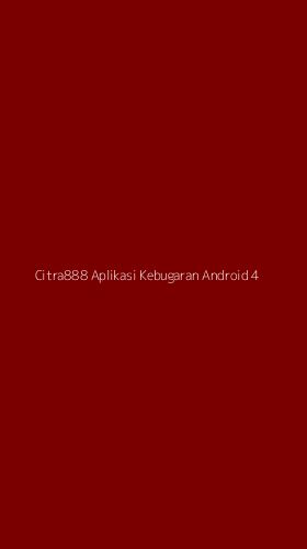 Tampilan Antarmuka Aplikasi Citra888 Aplikasi Kebugaran Android - 4