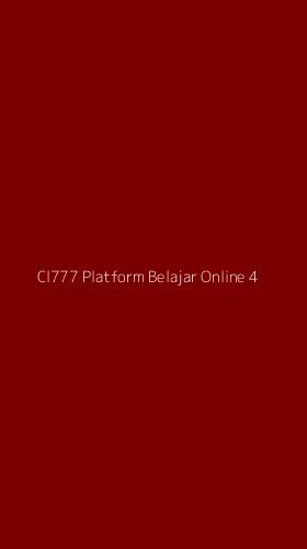 Tampilan Antarmuka Aplikasi Cl777 Platform Belajar Online - 4
