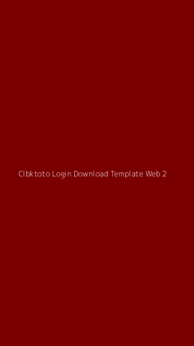 Tampilan Antarmuka Aplikasi Clbktoto Login Download Template Web - 2