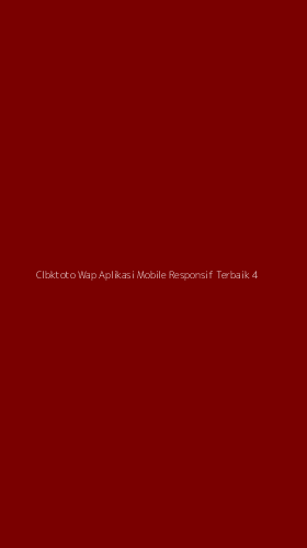 Tampilan Antarmuka Aplikasi Clbktoto Wap Aplikasi Mobile Responsif Terbaik - 4