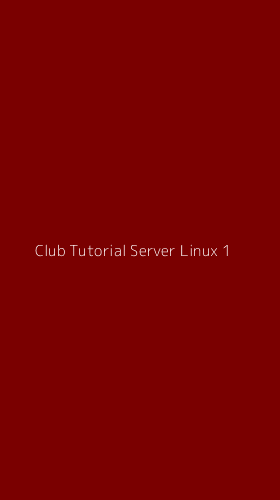 Tampilan Antarmuka Aplikasi Club Tutorial Server Linux - 1