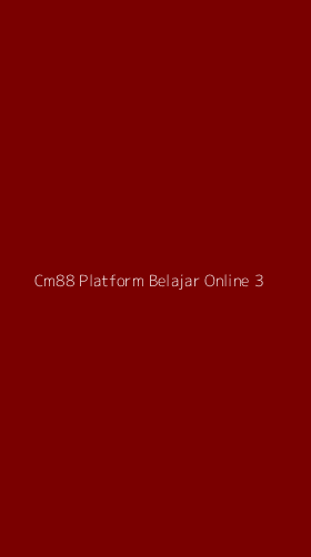 Tampilan Antarmuka Aplikasi Cm88 Platform Belajar Online - 3