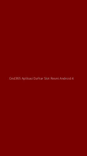 Tampilan Antarmuka Aplikasi Cmd365 Aplikasi Daftar Slot Resmi Android - 4