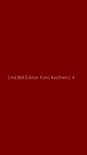 Tampilan Antarmuka Aplikasi Cmd368 Editor Foto Aesthetic - 4