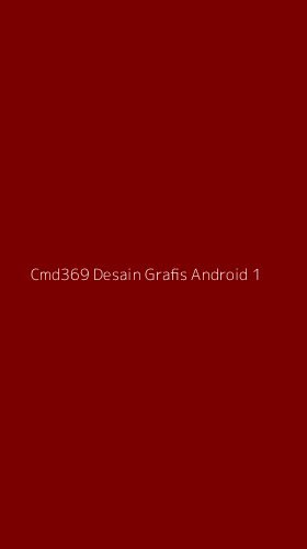 Tampilan Antarmuka Aplikasi Cmd369 Desain Grafis Android - 1