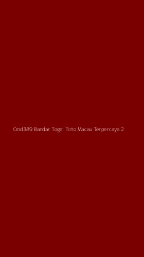 Tampilan Antarmuka Aplikasi Cmd389 Bandar Togel Toto Macau Terpercaya - 2