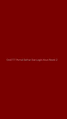 Tampilan Antarmuka Aplikasi Cmd777 Portal Daftar Dan Login Akun Resmi - 2