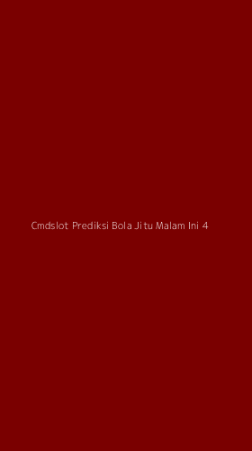 Tampilan Antarmuka Aplikasi Cmdslot Prediksi Bola Jitu Malam Ini - 4