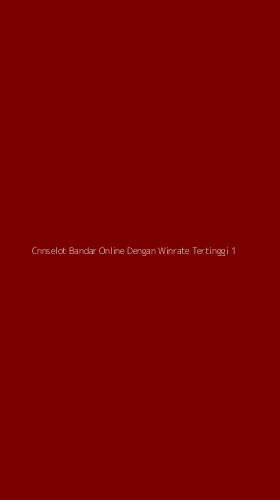 Tampilan Antarmuka Aplikasi Cnnselot Bandar Online Dengan Winrate Tertinggi - 1