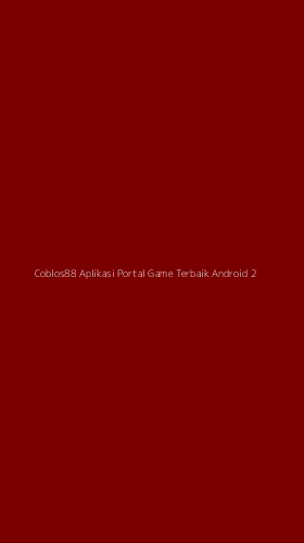 Tampilan Antarmuka Aplikasi Coblos88 Aplikasi Portal Game Terbaik Android - 2