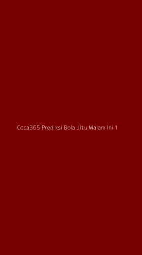 Tampilan Antarmuka Aplikasi Coca365 Prediksi Bola Jitu Malam Ini - 1