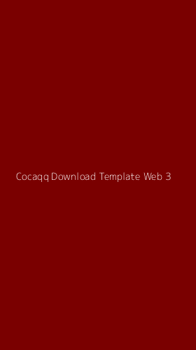 Tampilan Antarmuka Aplikasi Cocaqq Download Template Web - 3