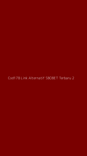 Tampilan Antarmuka Aplikasi Cod178 Link Alternatif Sbobet Terbaru - 2