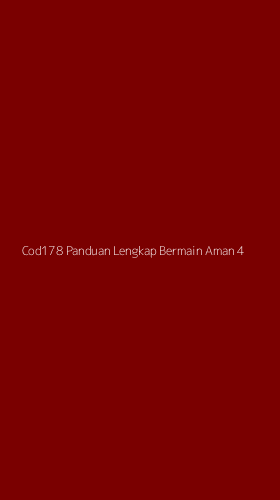 Tampilan Antarmuka Aplikasi Cod178 Panduan Lengkap Bermain Aman - 4