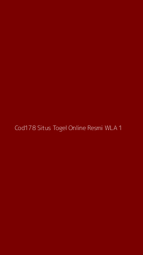 Tampilan Antarmuka Aplikasi Cod178 Situs Togel Online Resmi Wla - 1