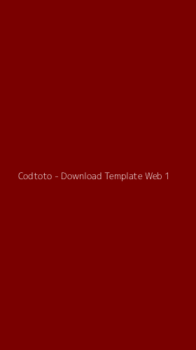 Tampilan Antarmuka Aplikasi Codtoto - Download Template Web - 1