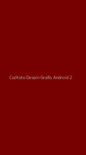Tampilan Antarmuka Aplikasi Codtoto Desain Grafis Android - 2